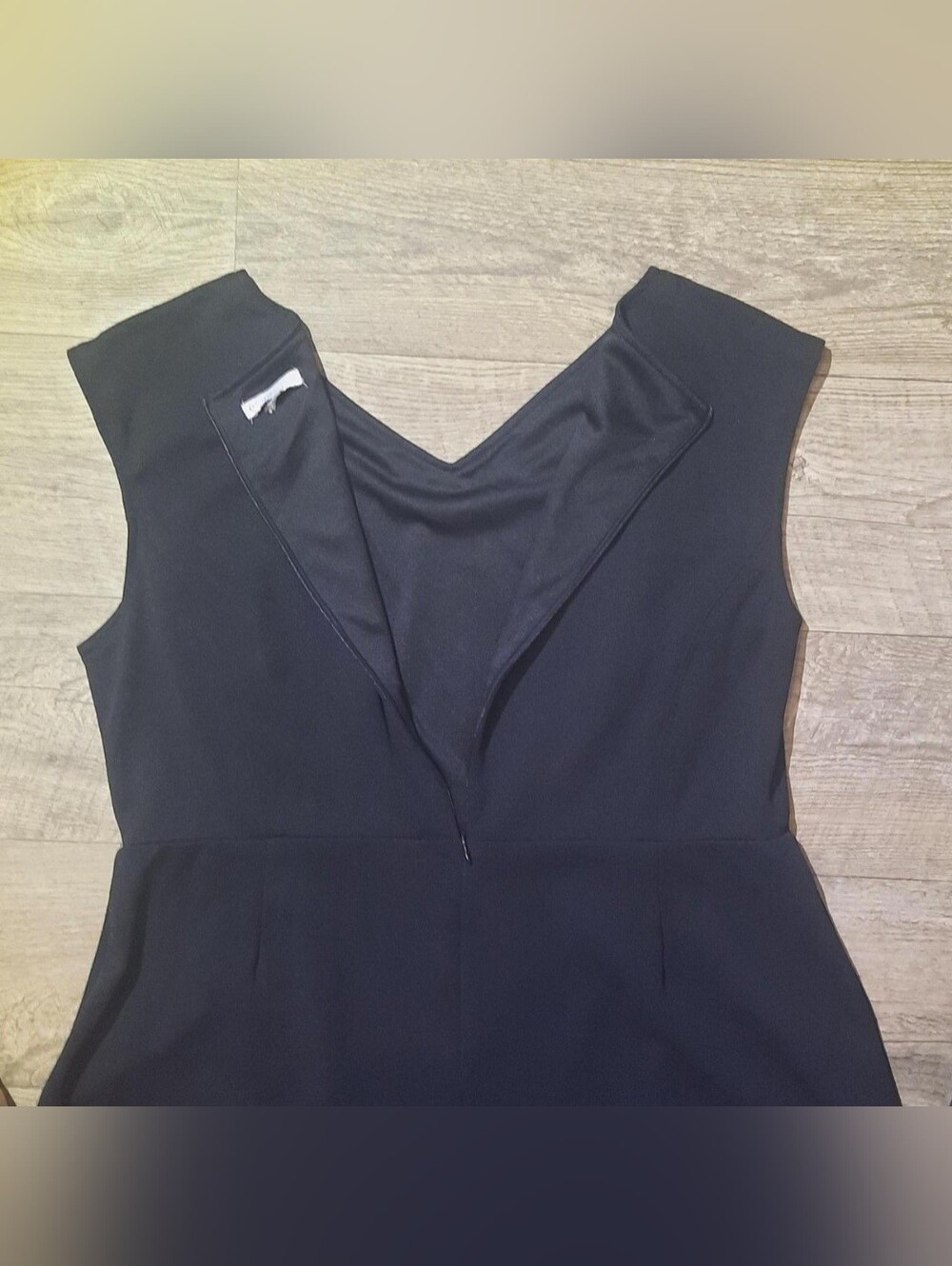 Coast Black Sleeveless Fit-and-Flare Dress - Picture 3 of 7